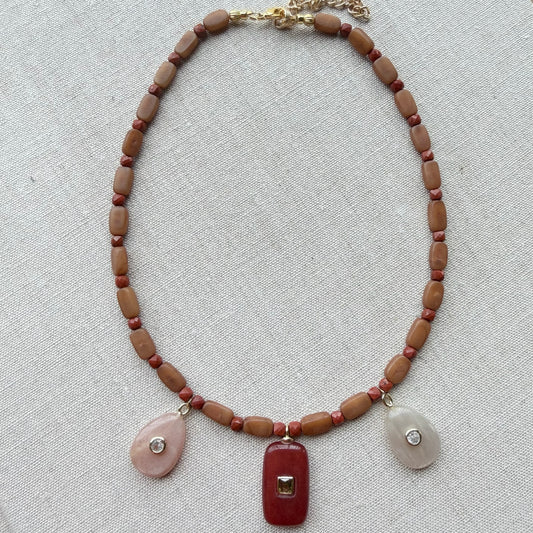 sunset heirloom necklace