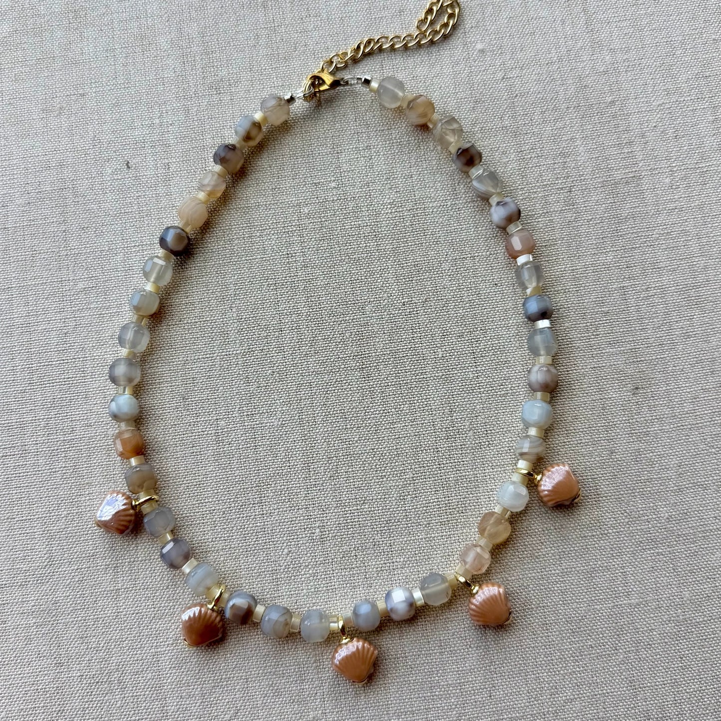 seashell social necklace