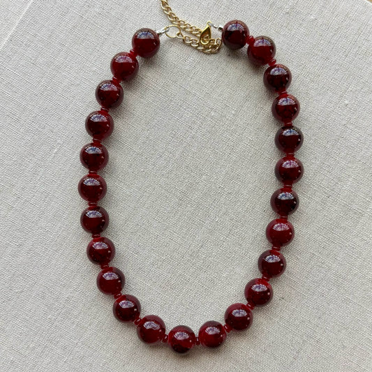 merlot necklace